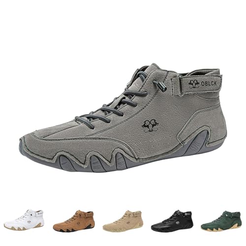 Generisch Barfußschuhe Herren Damen Sommer Alpaca Barfuss Schuhe Leicht Barfussschuhe Trekkingschuhe Outdoor Wasserdicht Sneaker Wanderschuhe Bequem Freizeit Sommerschuhe (Grey, 42) von Generisch