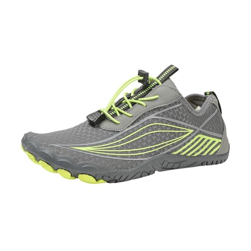 Generisch Barfussschuhe Herren Damen rutschfeste Schwimmschuhe Sommer Strandschuhe Tauchschuhe Unisex Aquaschuhe Trekkingschuhe Stoffschuhe Weiß Segelschuhe Leichte Pflege Schuhe Bequeme von Generisch