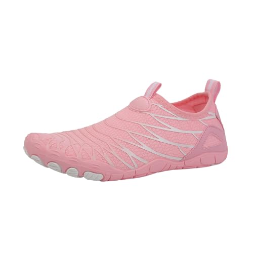 Generisch Barfussschuhe Herren Leichte Wasserschuhe Atmungsaktive Sportschuhe Damen Pflege Schuhe Erwachsene Aquaschuhe Strandschuhe Slipper Ringerschuhe rutschfeste Tauchschuhe Segelschuhe von Generisch