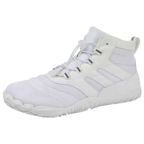 Generisch Barfußschuhe Herren Leichte Wasserschuhe Damen Atmungsaktive Strandschuhe Bequeme Schuhe Erwachsene Zehenschuhe Trekkingschuhe Segelschuhe rutschfeste Arbeitsschuhe Pflege Ringerschuhe von Generisch