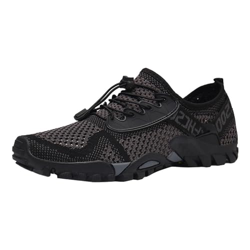 Generisch Barfußschuhe Herren Sport Wanderschuhe Große Größe Wasserschuhe Leicht Bequem Sneaker Schnelltrocknend Trekkingschuhe Atmungsaktive Schwimmschuhe Surfen Badeschuhe Einfarbig Freizeitschuhe von Generisch