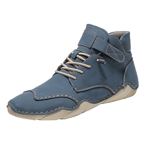 Generisch Barfußschuhe Herren Wanderschuhe High-Top Leichtgewichts Rutschfeste Bequeme Turnschuhe Einfarbig Weiche Sohle Dämpfung Sportschuhe Outdoor Running Workout Sneaker Mit Schnürsenkel 39-48 von Generisch