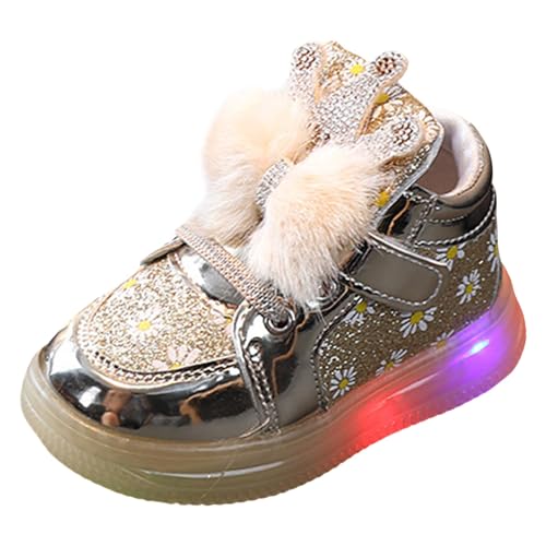 Generisch Barfußschuhe Kinder Infants Schuhe Hausschuhe Babyschuhe mit aufgenähter und Rutschfester Sohle Loafer Flats Outdoor Turnschuhe von Generisch