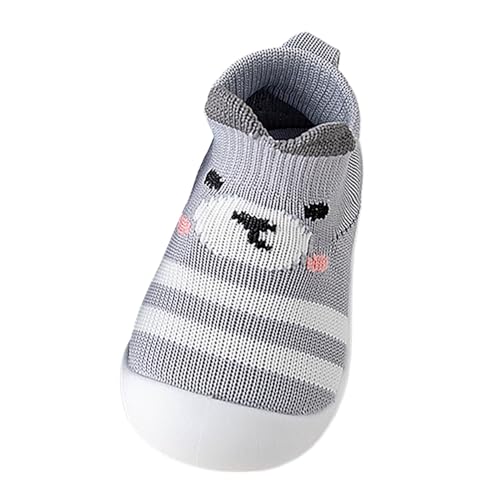 Generisch Barfußschuhe Kinder Infants Schuhe Hausschuhe Elastischer Knöchel rutschfeste Babyhausschuhe Hallenschuhe Draußen von Generisch