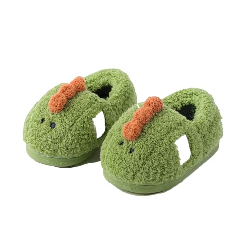 Generisch Barfußschuhe Kinder Lustige Hausschuhe mit Hinten Pantoletten Plüsch Filzpantoffeln Schaum Sohle Slippers Kids Weich Winterschuhe Drinnen Winter Pantoffeln von Generisch