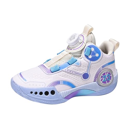 Generisch Basketballschuhe Kinder Jungen Sneakers Dicke Sohle rutschfeste Sportschuhe Trainer Schuhe Leicht Atmungsaktiv Turnschuhe Walking Schuhe Kinderschuhe Walkingschuhe von Generisch