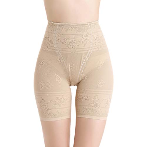 Generisch Bauchweg Slip Damen High Waist Kurz Stark Formend Bauchweg Unterhose Miederhose Nahtlos Große Größen Mit Bein Bauchweg Hose Shapewear Slip Baumwolle String Bauchweg Slip Body Shaper von Generisch