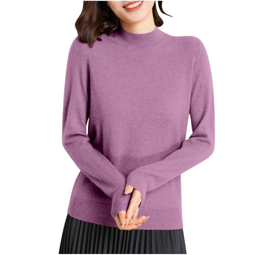 Generisch Baumwoll Pullover Damen Strick Pullover Dame Damen Pulli Pullover V-Ausschnitt Winter Baumwolle Pulli Pullover für Damen Basic Pullover Damen Bunte Pullover Damen Pullover Damen Winter von Generisch