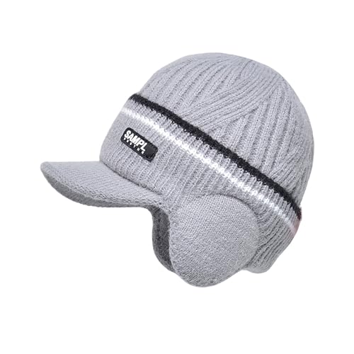 Generisch Beanie Mütze für Herren und Damen Winter Warme Mützen Stricken Slouchy Thick Skull Cap WintermüTze Herren Beanie Beanie Herren WintermüTze WollmüTze Warme Winddichte MüTze Herren von Generisch