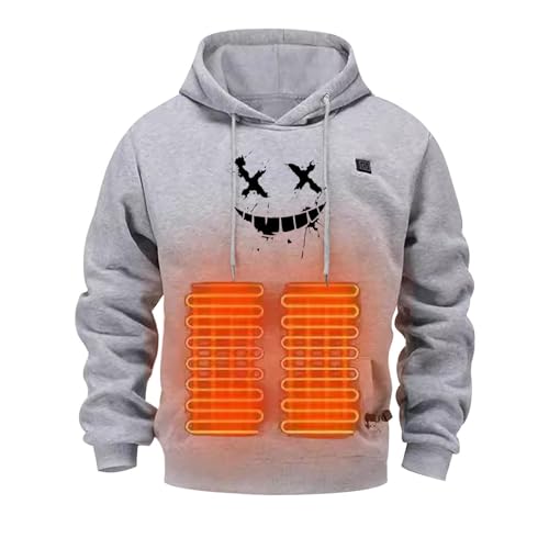 Generisch Beheizbarer Hoodie Herren Damen Heated Heizpullover 5 Heizzonen Hoodiebeheizbarer Wärme Heiz Pullover Kapuzenpullover Beheizter Hoody Plüsch Heizpulli mit Heizung Unisex Generisch Beheizbarer Hoodie Herren Damen Heated Heizpullover 5 Heizzonen Hoodiebeheizbarer Wärme Heiz Pullover Kapuzenpullover Beheizter Hoody Plüsch Heizpulli mit Heizung Unisex von Generisch