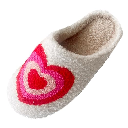 Generisch Bequeme Damen Hausschuhe Baumwolle modische warme Slipper mit stilvollem Design perfekt für Freizeit (38) von Generisch