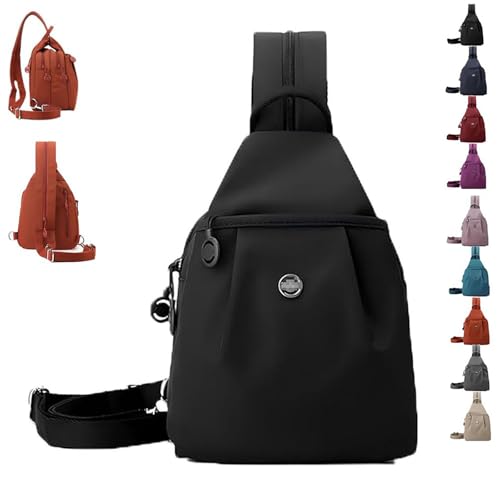 Generisch Bevorzugung wasserdicht 2-Wege-Pendlerbeutel, Anti-Diebstahl-Reise-Tasche, Cabrio-Umhängetasche mit großer Kapazität für Arbeiten oder Wandern (Black) von Generisch