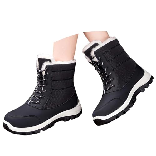 Generisch Biker Boots Damen Warm Gefütterte Winterschuhe Einfarbig Elegant Schlupfschuhe Modische Halbstiefel Outdoor Atmungsaktiv Winterboots Bequeme Stiefel Herbst Winter Ankle Generisch Biker Boots Damen Warm Gefütterte Winterschuhe Einfarbig Elegant Schlupfschuhe Modische Halbstiefel Outdoor Atmungsaktiv Winterboots Bequeme Stiefel Herbst Winter Ankle von Generisch
