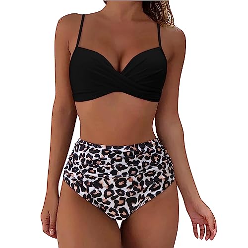 Generisch Bikini Damen Set Wickel Sexy Push Up Bademode Zweiteiliger Badeanzug High Waist Bikini-Sets Zweiteilig Badeanzüge Bikini Mädchen Blumenmuster Einfarbig Badeanzug Bauchweg Swimsuit Tankini Generisch Bikini Damen Set Wickel Sexy Push Up Bademode Zweiteiliger Badeanzug High Waist Bikini-Sets Zweiteilig Badeanzüge Bikini Mädchen Blumenmuster Einfarbig Badeanzug Bauchweg Swimsuit Tankini von Generisch