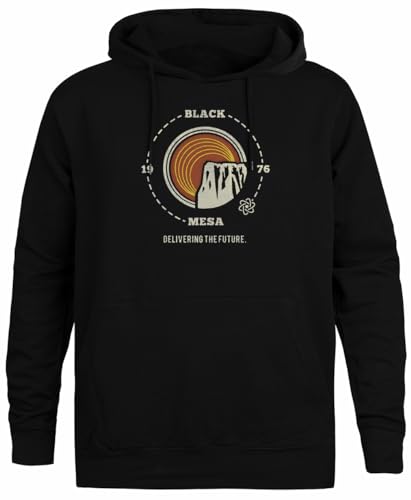 Generisch Black Mesa 1970 Schwarzer Kapuzenpullover Unisex Hoodie von Generisch