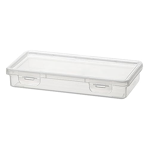 Generisch Bleistift -Fallbox, große Kapazitätslöser Bleistiftfall, Clear School Storage Organizer, Schreibtischspender, Stabiler Organisator für Briefpapier, Bleistifthalter Stift von Generisch