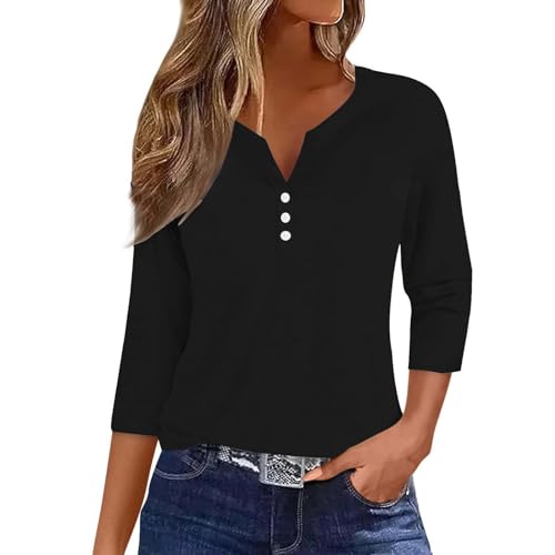 Generisch Blitz Angebote des Tages Heute Pullover Damen V Ausschnitt Langarmshirt Tshirt Casual Oberteile Elegant Langarm Shirt Bluse Mädchen Pulli Tuniken Basic Tops Tages Angebote Sale Damen von Generisch
