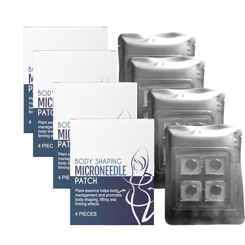 Generisch Body Shaping Microneedle Patch SMGT-GLP-1 Nano Micro Needle Plaster Professionelle Haut und Körperpflege Patch beruhigende Körper Haut Massage Abdeckung reduzieren Taille Aufkleber (4Pcs, M) Generisch Body Shaping Microneedle Patch SMGT-GLP-1 Nano Micro Needle Plaster Professionelle Haut und Körperpflege Patch beruhigende Körper Haut Massage Abdeckung reduzieren Taille Aufkleber (4Pcs, M) von Generisch
