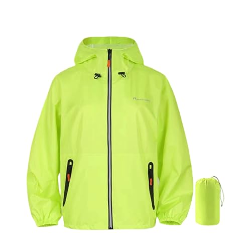 Generisch Bomberjacke Herren Regenjacke Mit Reißverschlusstaschen Langarm Übergangsjacke Freizeitjacke Sommer Blouson Jacke Leichte Dünne Sommerjacke Grün XL von Generisch