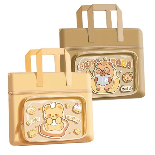 Generisch Book Tote Bag, Animal Document Pouch, Large Capacity Waterproof Zippered Bag, Travel School Shopping Beach Daycare Vacation Picnic Weekend Tote For Teenagers Kids 13.78x10.63 Inches von Generisch