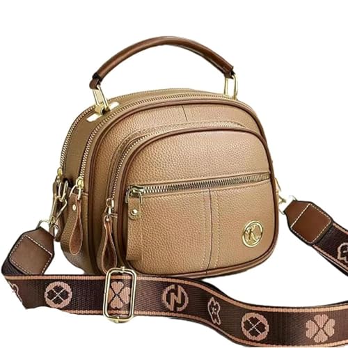 Generisch Bousalutend Crossbody Bag,Classic Multifunctional Compartments Adjustable Classic Luxury Multifunctional Compartments (Khaki) von Generisch