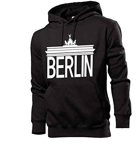 Generisch Brandenburger Tor Berlin Männer Hoodie Sweatshirt Schwarz XL Generisch Brandenburger Tor Berlin Männer Hoodie Sweatshirt Schwarz XL von shirt84