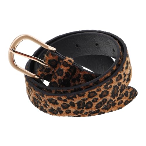 Generisch Breiter Statement-gürtel Mit Leopardenmuster Modischer Damengürtel Für Lässige Formelle Oder Boho-outfits von Generisch
