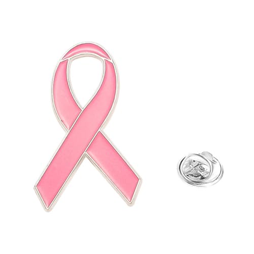 Generisch Brustkrebs Ribbon 1 Stück,Brustkrebs-Bewusstsein Brustkrebs Schleife ZubehöR Rosa Schleife Brosche Breast Cancer Awareness Ribbon Bracelets Events Support Pins von Generisch