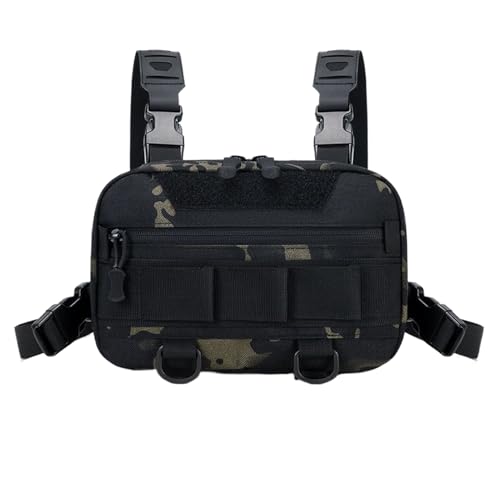 Generisch Brusttasche Für Herren - Wasserdichter Lauf Brustgurt Für Outdoor-Aktivitäten - Praktischer Rucksack Für Outdoor-Sport, Wandern, Camping & Reisen von Generisch