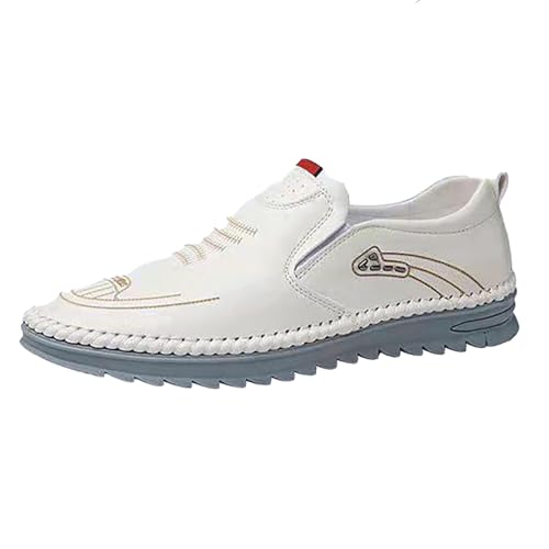 Generisch Business Oxford Schuhe Freizeit Flache Schuhe Leicht Bootsschuhe Slip On Schlupfschuhe Spitzer Arbeitsschuhe von Generisch