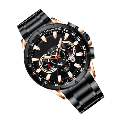 Generisch Business Smart Watch für Männer, Edelstahl Uhren für Männer, wasserdichte Handgelenks Uhren für Männer, Kalenderdatum Modeschmuck, Business Clothing Accessoires für Weihnachten, Ostern von Generisch