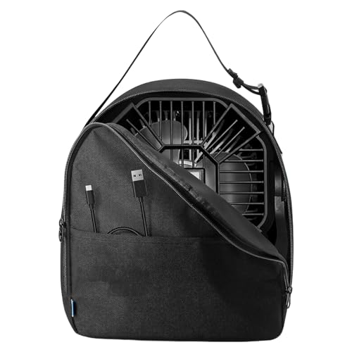 Generisch Camping Tasche, Schützende Transportbox für Campingventilator, Multifunktionaler Organizer Wasserdicht mit Griff für Reiseutensilien wie Zahnbürste Zahnpasta Handtuch von Generisch