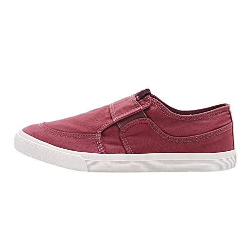 Generisch Canvas Sneaker Herren Espadrilles Low-Top-Leinenschuh Atmungsaktive Leichtgewicht Freizeitschuhe mit Antirutschsohle Atmungsaktive Sportschuhe Casual Bequem Segelschuhe von Generisch