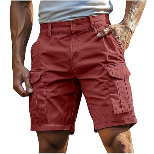 Generisch Cargo Shorts Herren Kurze Hosen Sommer Cargohose Bermuda & Arbeit | Mit Reißverschluss Knopf Mehr Taschen | Outdoor Sportshorts Sommer Einfarbig Klassisch Generisch Cargo Shorts Herren Kurze Hosen Sommer Cargohose Bermuda & Arbeit | Mit Reißverschluss Knopf Mehr Taschen | Outdoor Sportshorts Sommer Einfarbig Klassisch von Generisch