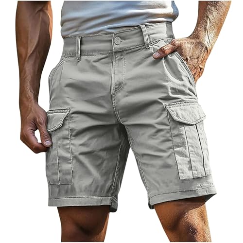 Generisch Cargo Shorts Herren Kurze Hosen Sommer Cargohose Bermuda & Arbeit | Mit Reißverschluss Knopf Mehr Taschen | Outdoor Sportshorts Sommer Einfarbig Klassisch Generisch Cargo Shorts Herren Kurze Hosen Sommer Cargohose Bermuda & Arbeit | Mit Reißverschluss Knopf Mehr Taschen | Outdoor Sportshorts Sommer Einfarbig Klassisch von Generisch