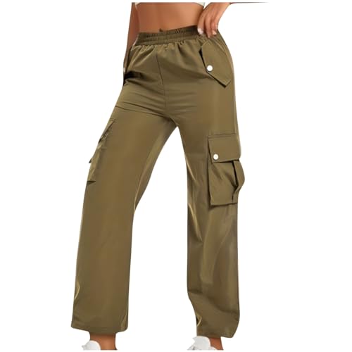 Generisch Cargohose Damen Baggy Wanderhose Outdoor Hosen Leichte Trekkinghose Freizeit Outdoorhose Trainingshose Straight Leg Freizeithose Regular Fit Arbeitshose Armeegrün L Generisch Cargohose Damen Baggy Wanderhose Outdoor Hosen Leichte Trekkinghose Freizeit Outdoorhose Trainingshose Straight Leg Freizeithose Regular Fit Arbeitshose Armeegrün L von Generisch