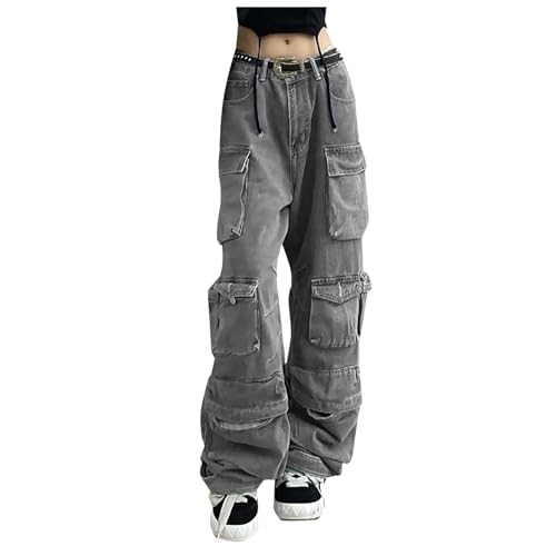 Generisch Cargohose Damen High Waist Lang Kurz Hosen Hose Lockere Wasserdicht Jogginghose Elegant Baggy Stretch Cargo Arbeitshose Bequeme Leichte Wanderhose Cargo-Hose Stoffhose Generisch Cargohose Damen High Waist Lang Kurz Hosen Hose Lockere Wasserdicht Jogginghose Elegant Baggy Stretch Cargo Arbeitshose Bequeme Leichte Wanderhose Cargo-Hose Stoffhose von Generisch