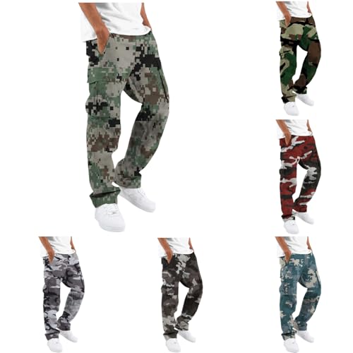 Generisch Cargohose Herren Baggy Tarnhose Mehrschichtige Tasche Weitbeinige Hose Arbeitshosen Männer Latzhose Persönlichkeiten Leichtgewicht Wanderhose Herren Zip Off Chino Hose Herren Regular Fit Generisch Cargohose Herren Baggy Tarnhose Mehrschichtige Tasche Weitbeinige Hose Arbeitshosen Männer Latzhose Persönlichkeiten Leichtgewicht Wanderhose Herren Zip Off Chino Hose Herren Regular Fit von Generisch