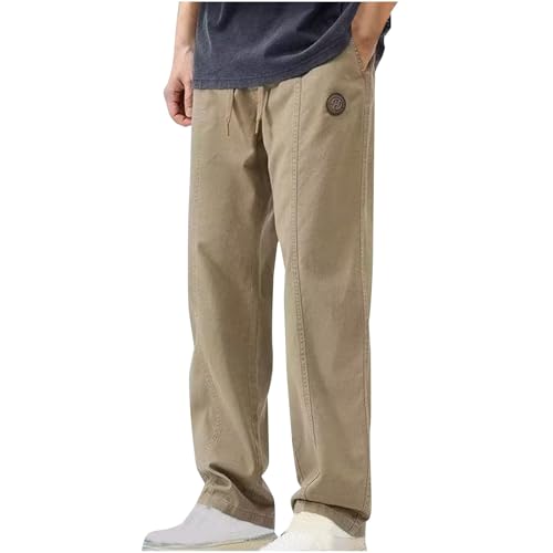 Generisch Cargohose Herren Sommer Freizeithose mit Gummizug Straight Leg Jeans Bequeme Stoffhose Leichte Sommerhose Männer Freizeit Cargohosen Regular Fit Chino Hose Angebote des Tages Heute KhakiL Generisch Cargohose Herren Sommer Freizeithose mit Gummizug Straight Leg Jeans Bequeme Stoffhose Leichte Sommerhose Männer Freizeit Cargohosen Regular Fit Chino Hose Angebote des Tages Heute KhakiL von Generisch
