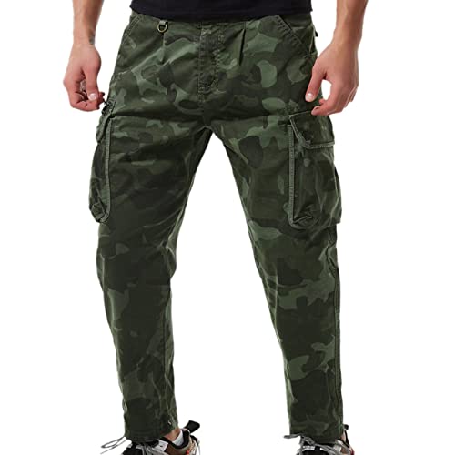 Generisch Cargohose Herren Vintage Militär Tactical Hosen Kargo Hosen FüR Herren Stoffhose Herren Bundeswehr Hose Herren Chino Cargopants von Generisch