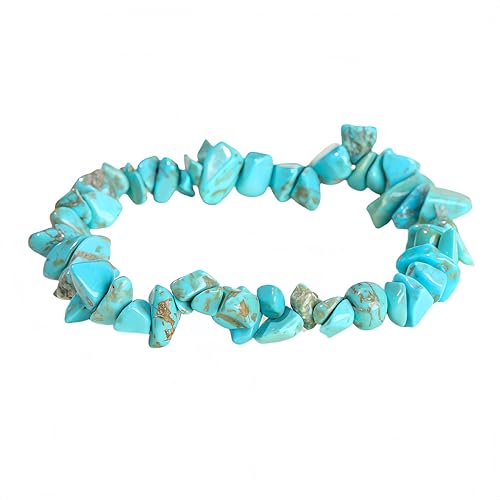 Generisch Chakra Armband,Natürliche Unregelmäßige Kieskristall-Armbänder, Reiki-Armreif Aus Elastischem Kristall, Schmuck Für Frauen Und Männer, Weihnachts- Und Geburtstagsgeschenke, Blau/Türkis Generisch Chakra Armband,Natürliche Unregelmäßige Kieskristall-Armbänder, Reiki-Armreif Aus Elastischem Kristall, Schmuck Für Frauen Und Männer, Weihnachts- Und Geburtstagsgeschenke, Blau/Türkis von Generisch
