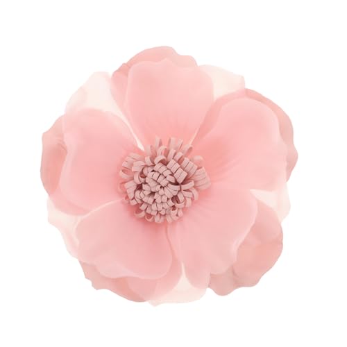 Generisch Chic Kamelien Brosche für Damen Anstecknadel Hochwertigem Seidenstoff Vielseitiges Accessoire für Kleidung Hüte Taschen Hochrealistisches Design von Generisch