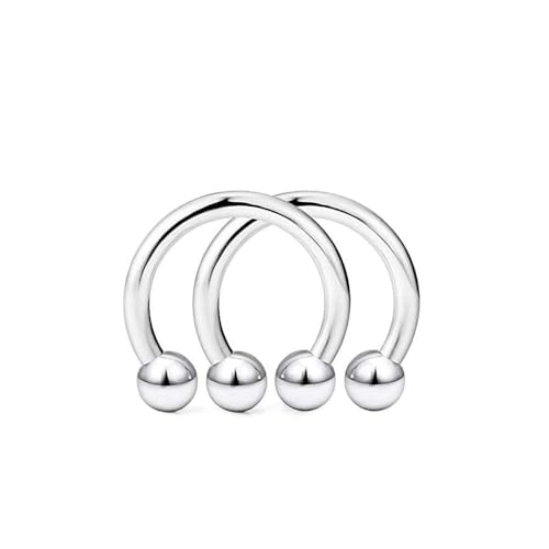 Generisch Chirurgenstahl Hufeisen Nase Hoop Ringe Septum Nippel Zunge Bauch Ring Ohrring Piercing Schmuck für Damen Herrengeschickte Behandlung. von Generisch