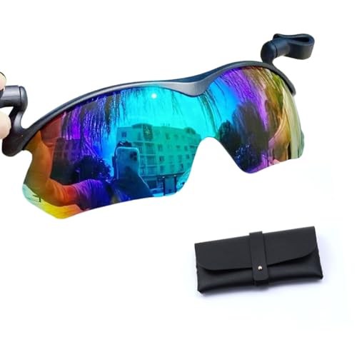 Generisch Clip-Cap-Sonnenbrille, polarisierte Outdoor-Sonnenbrille, Radfahren, Herren-Sonnenbrille zum Aufstecken, Uv400 (B) von Generisch