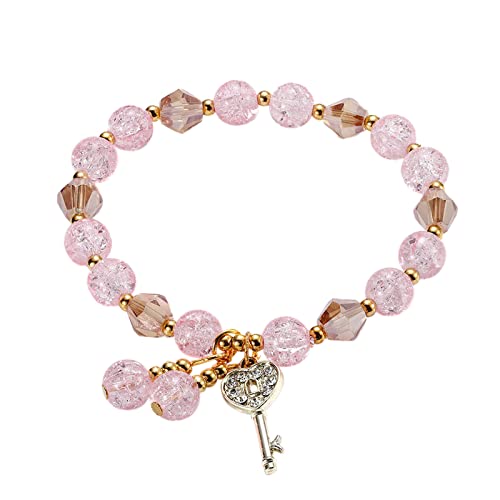 Generisch Collection Men's Bracelet with Toggle Clasp Decorated with Petit Pique Pattern Glücksarmband Pärchen Amethyst Jewellery Bettelarmband Charms Ketten Tochter Armbander Friendship Damenarmband von Generisch