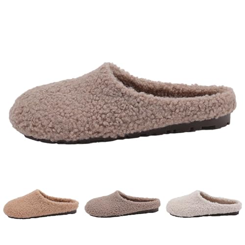 Generisch Comfort Hausschuhe Damen Herren In Verschiedenen Farben Und GrößEn Hausschlappen Entworfen Filzpantoffeln Aus Hochwertigem Filz Ohne Mulesing Slipper Gepolsterte Pantoletten von Generisch