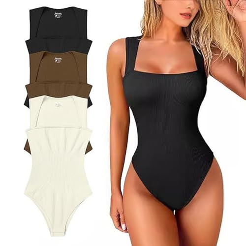 Generisch Commencu Bodysuit, Sleeveless Tummy Control Tank Tops Bodysuits, Shapewear specifically designed for women (Black,L) von Generisch