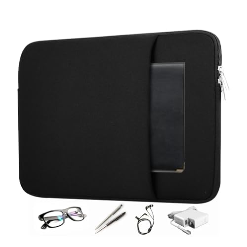 Generisch Computerabdeckung | Weicher Computerbeutel, Laptop -Reisepaket mit großer Kapazität, Edelstahl Reißverschluss Design Notebook -Trägerhalter für Männer Männer von Generisch