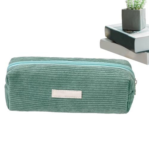 Generisch Cord -Bleistiftfall | 6Colours tragbarer Leinwand Bleistiftbeutel | Großer Stiftbeutel Stationery Beutel | Organizer Box für Schüler, Grundschule, Mittelschule, High Schools, Büro von Generisch