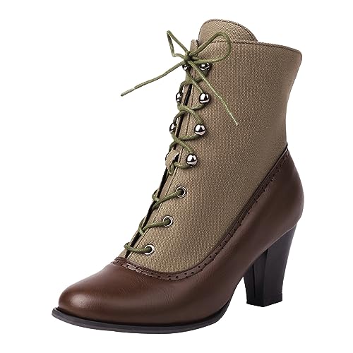 Cowboy Stiefeletten Damen Westernstiefel Western Wildleder Winterstiefel Cowboyboots Stiefelette Cow Boy Boots Schicke Schuhe Winterschuhe von Generisch